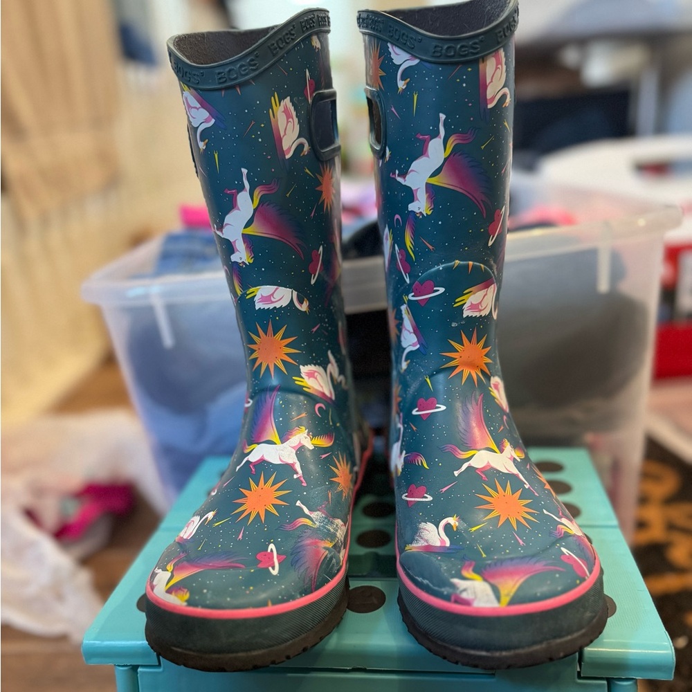 BOGS Colorful Unicorn Rain Boots